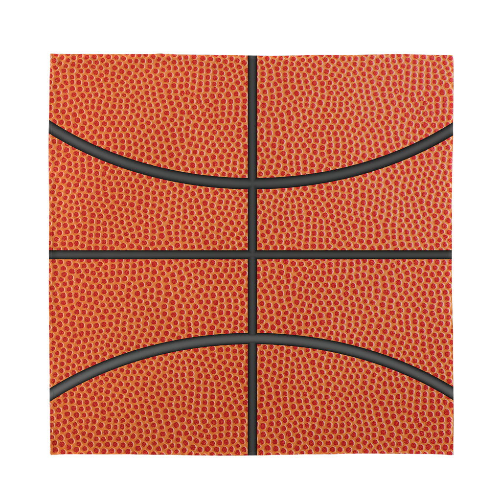 Basketball Ball Print Silk Bandana