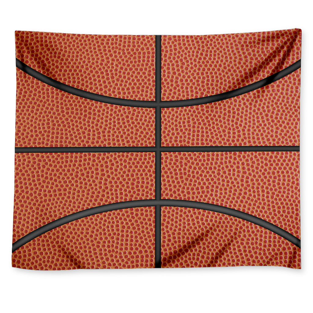 Basketball Ball Print Tapestry