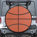 Basketball Ball Print Tire Cover