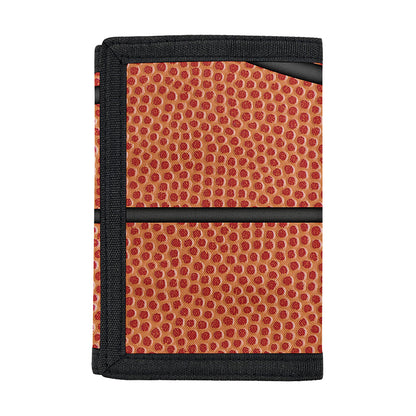 Basketball Ball Print Trifold Wallet