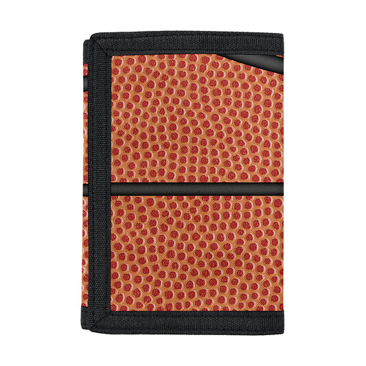 Basketball Ball Print Trifold Wallet