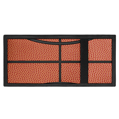 Basketball Ball Print Trifold Wallet