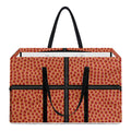 Basketball Ball Print Utility Tote Bag