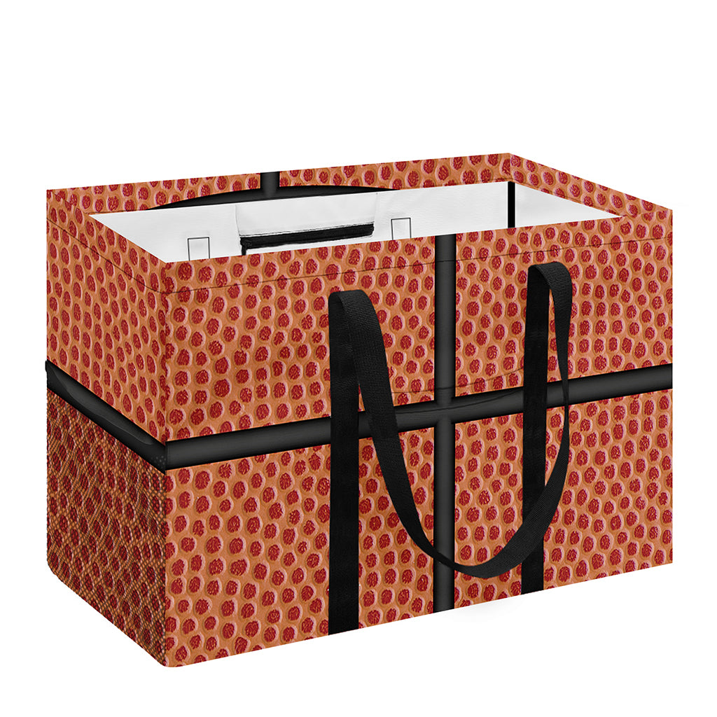 Basketball Ball Print Utility Tote Bag