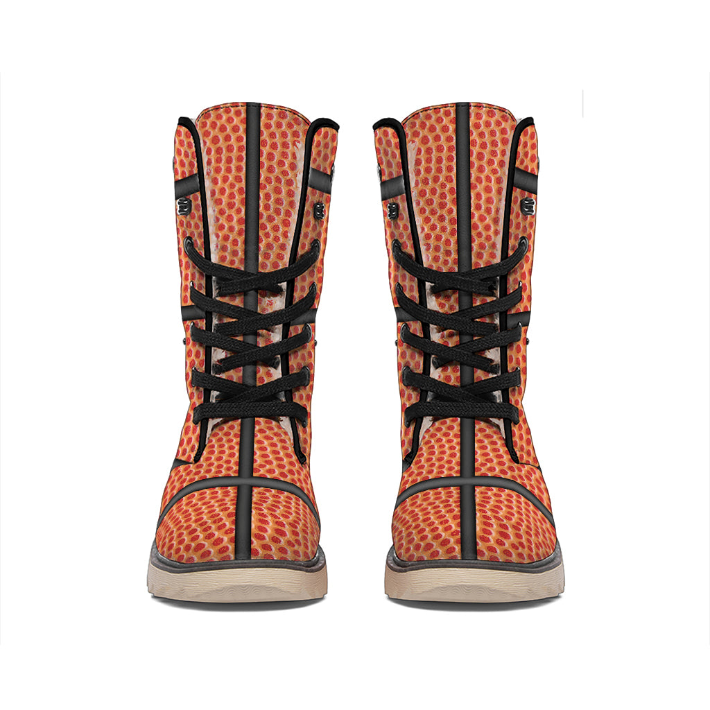 Basketball Ball Print Winter Boots