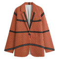 Basketball Ball Print Women's Blazer