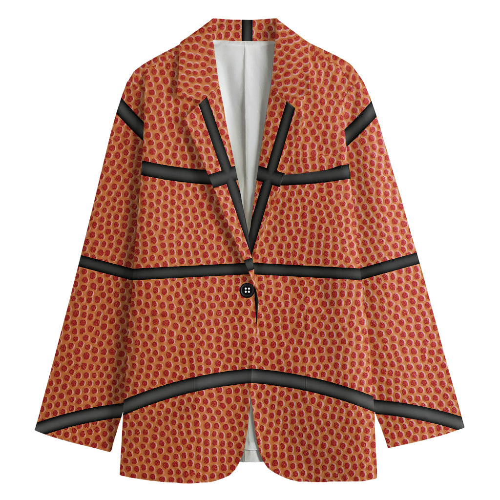 Basketball Ball Print Women's Blazer