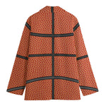 Basketball Ball Print Women's Blazer