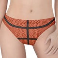 Basketball Ball Print Women's Thong