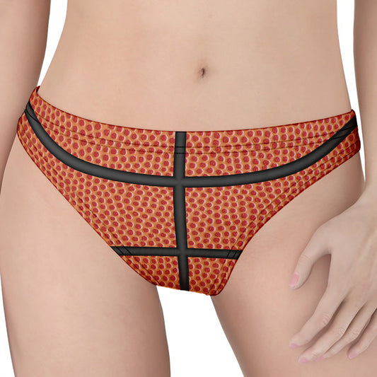 Basketball Ball Print Women's Thong
