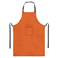 Basketball Bumps Print Bib Apron With Pocket