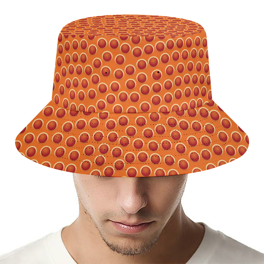 Basketball Bumps Print Bucket Hat