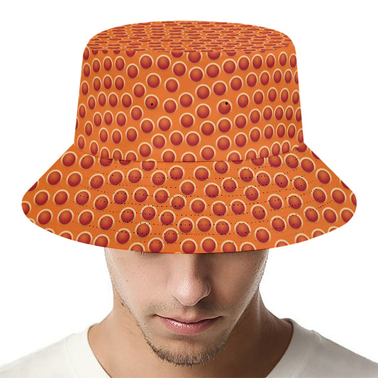 Basketball Bumps Print Bucket Hat