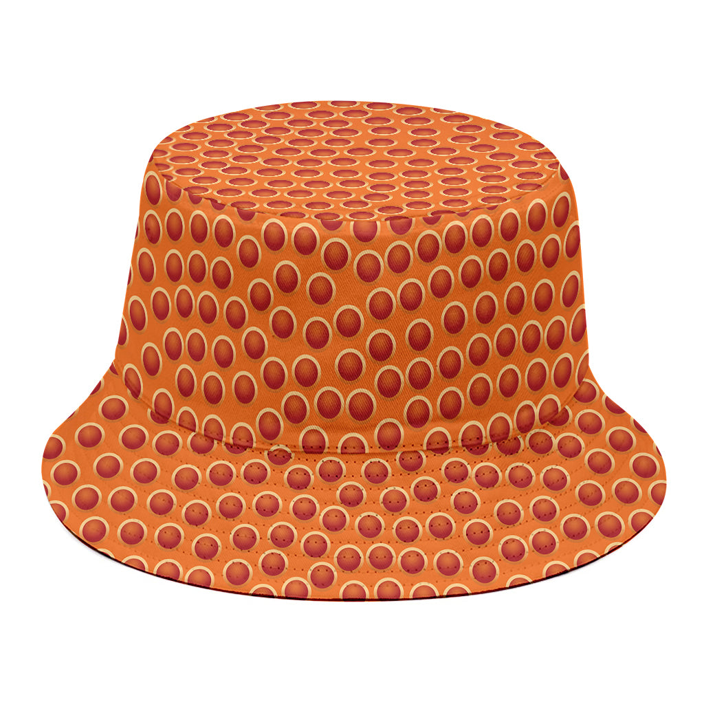 Basketball Bumps Print Bucket Hat