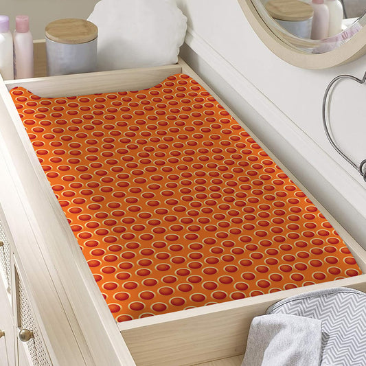 Basketball Bumps Print Changing Pad Cover