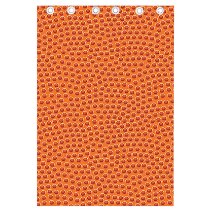 Basketball Bumps Print Curtain