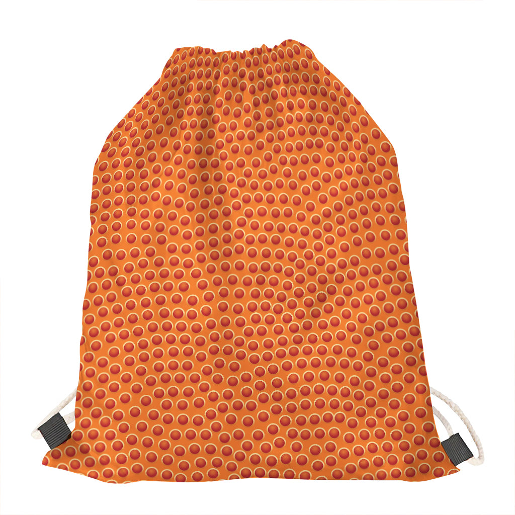 Basketball Bumps Print Drawstring Bag