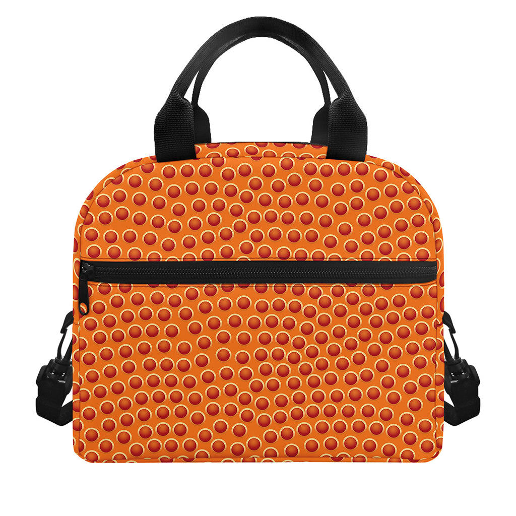 Basketball Bumps Print Insulated Lunch Bag
