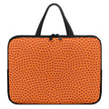 Basketball Bumps Print Laptop Sleeve With Handle
