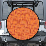 Basketball Bumps Print Leather Spare Tire Cover