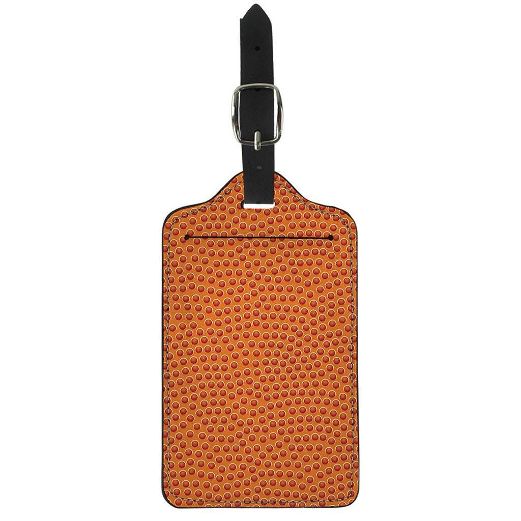 Basketball Bumps Print Luggage Tag
