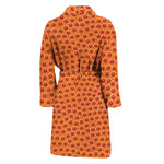 Basketball Bumps Print Men's Bathrobe