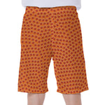 Basketball Bumps Print Men's Beach Shorts