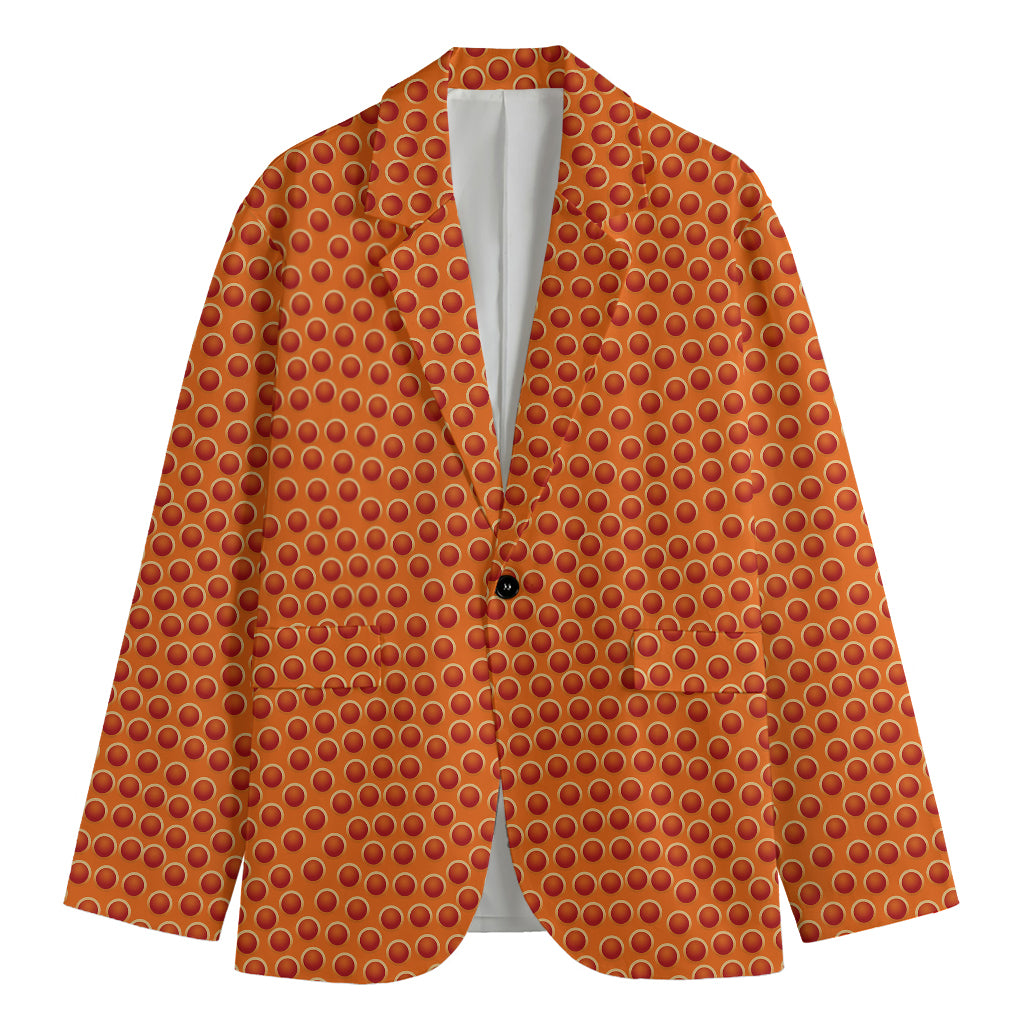 Basketball Bumps Print Men's Blazer