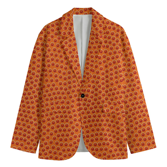 Basketball Bumps Print Men's Blazer