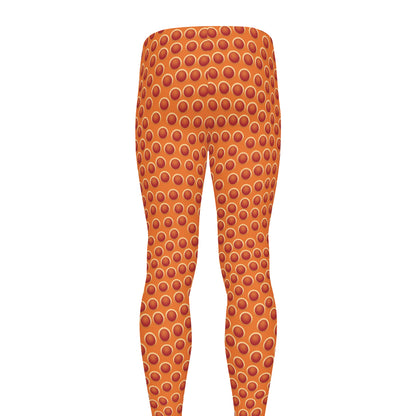 Basketball Bumps Print Men's leggings