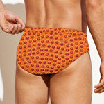 Basketball Bumps Print Men's Swim Briefs