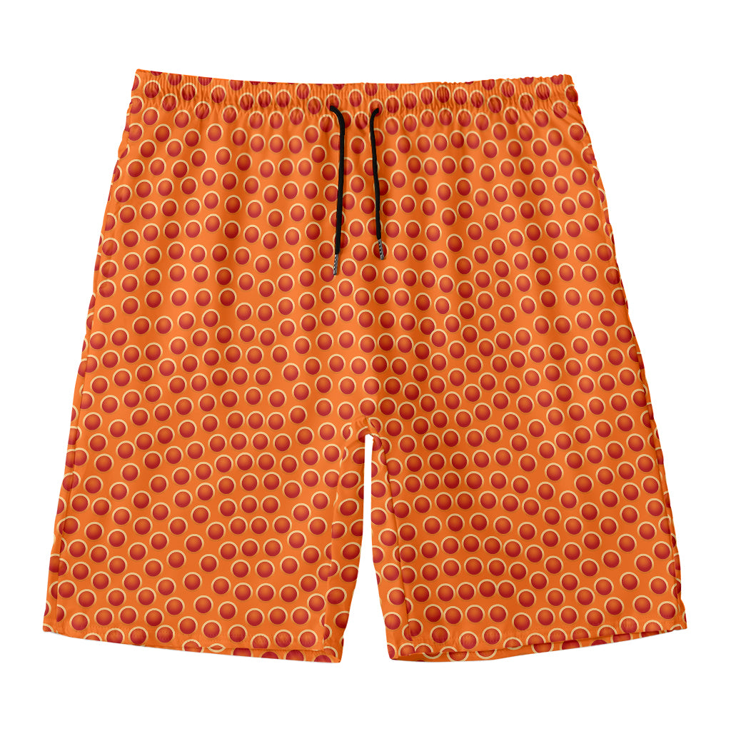 Basketball Bumps Print Men's Swim Trunks