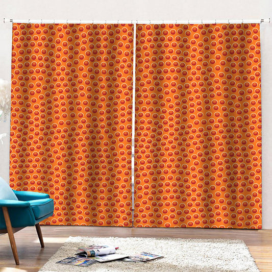 Basketball Bumps Print Pencil Pleat Curtains