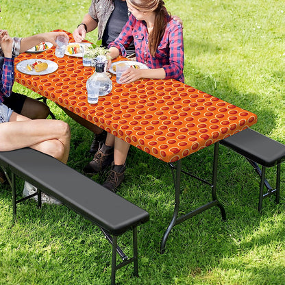 Basketball Bumps Print Picnic Table Cover