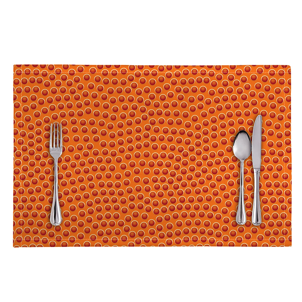 Basketball Bumps Print Placemat