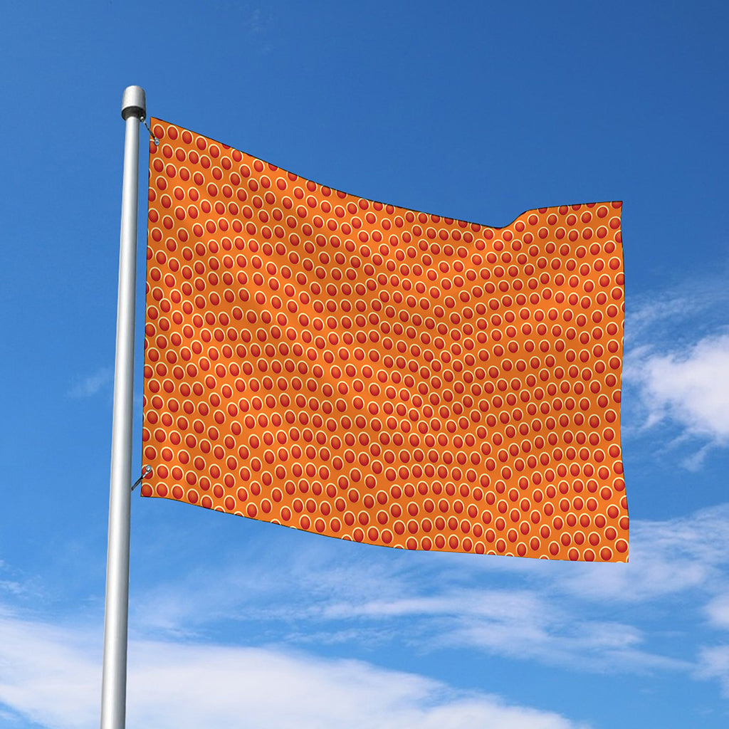 Basketball Bumps Print Polyester Flag