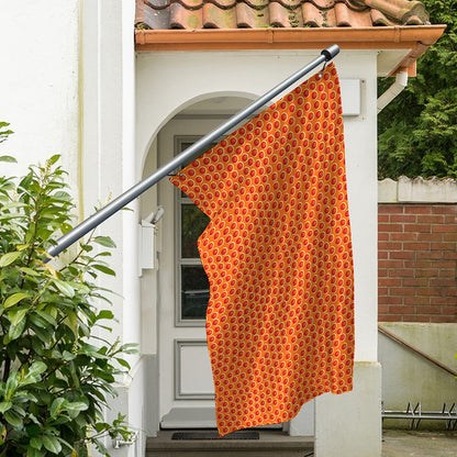 Basketball Bumps Print Polyester Flag