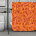 Basketball Bumps Print Polyester Shower Curtain