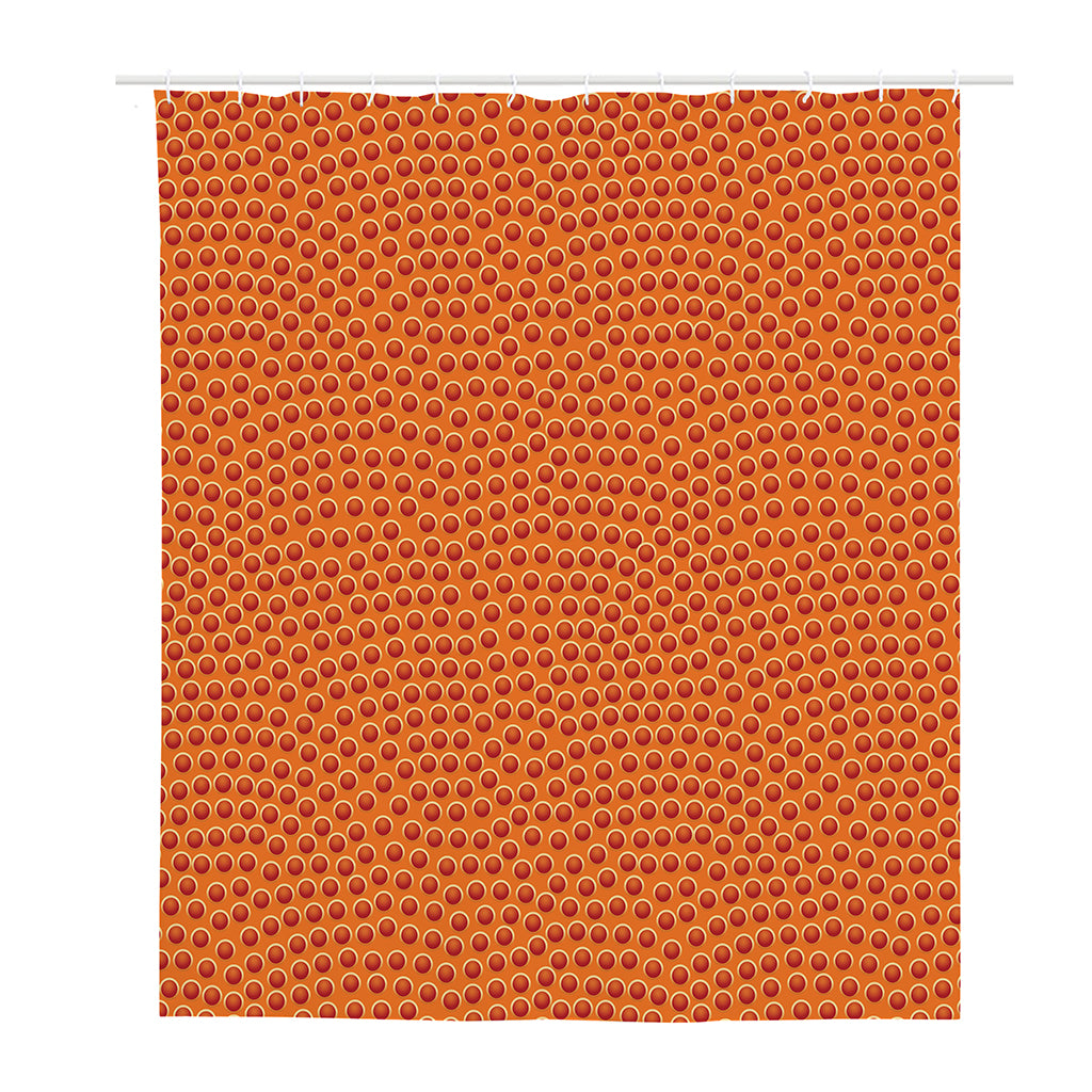 Basketball Bumps Print Polyester Shower Curtain