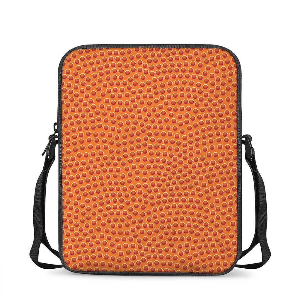 Basketball Bumps Print Rectangular Crossbody Bag