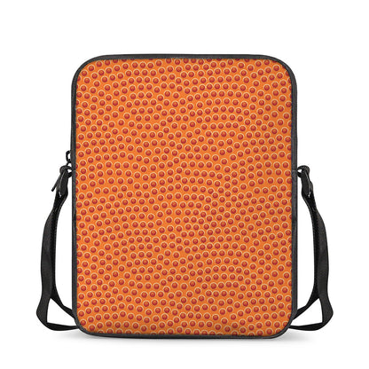 Basketball Bumps Print Rectangular Crossbody Bag