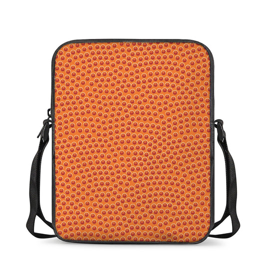 Basketball Bumps Print Rectangular Crossbody Bag