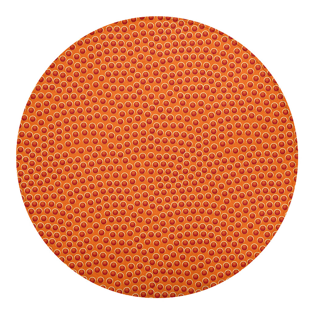 Basketball Bumps Print Round Blanket
