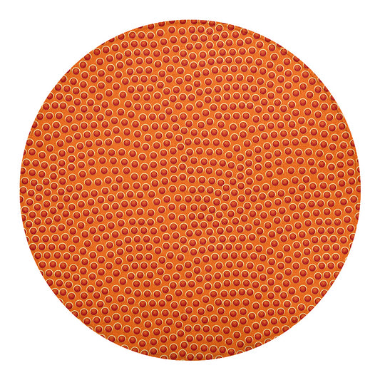 Basketball Bumps Print Round Blanket