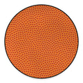 Basketball Bumps Print Round Floor Mat
