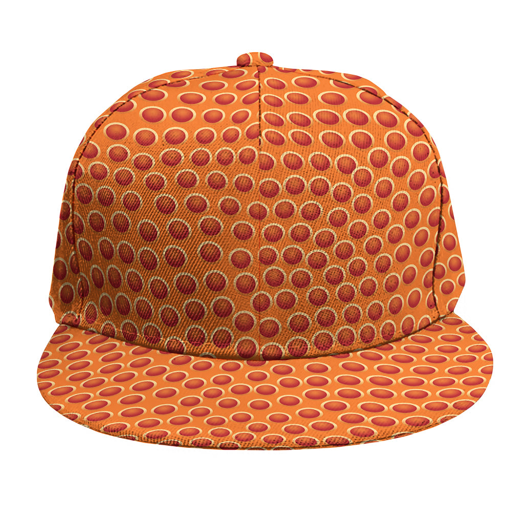 Basketball Bumps Print Snapback Cap