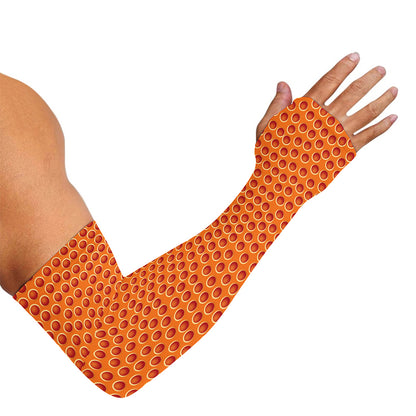 Basketball Bumps Print Sun Protection Arm Sleeves