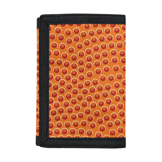 Basketball Bumps Print Trifold Wallet