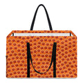 Basketball Bumps Print Utility Tote Bag
