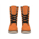 Basketball Bumps Print Winter Boots